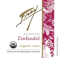 Frey Vineyards Organic Zinfandel