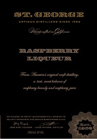 St. George Liqueur Raspberry