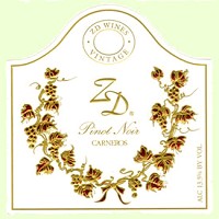 Zd Wines Pinot Noir Carneros