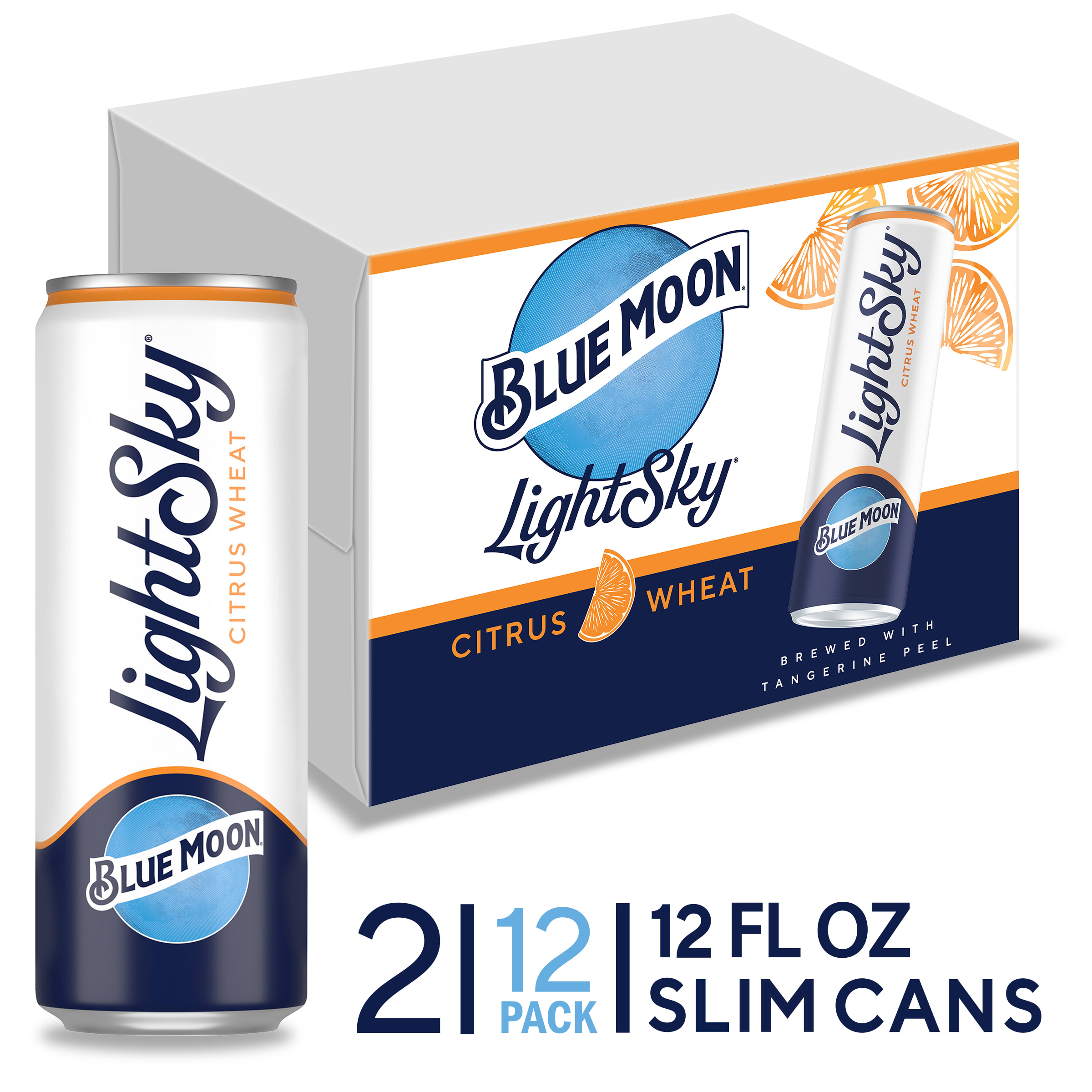 BLUE MOON LIGHT SKY CITRUS WHEAT LIGHT BEER - 12PK CAN