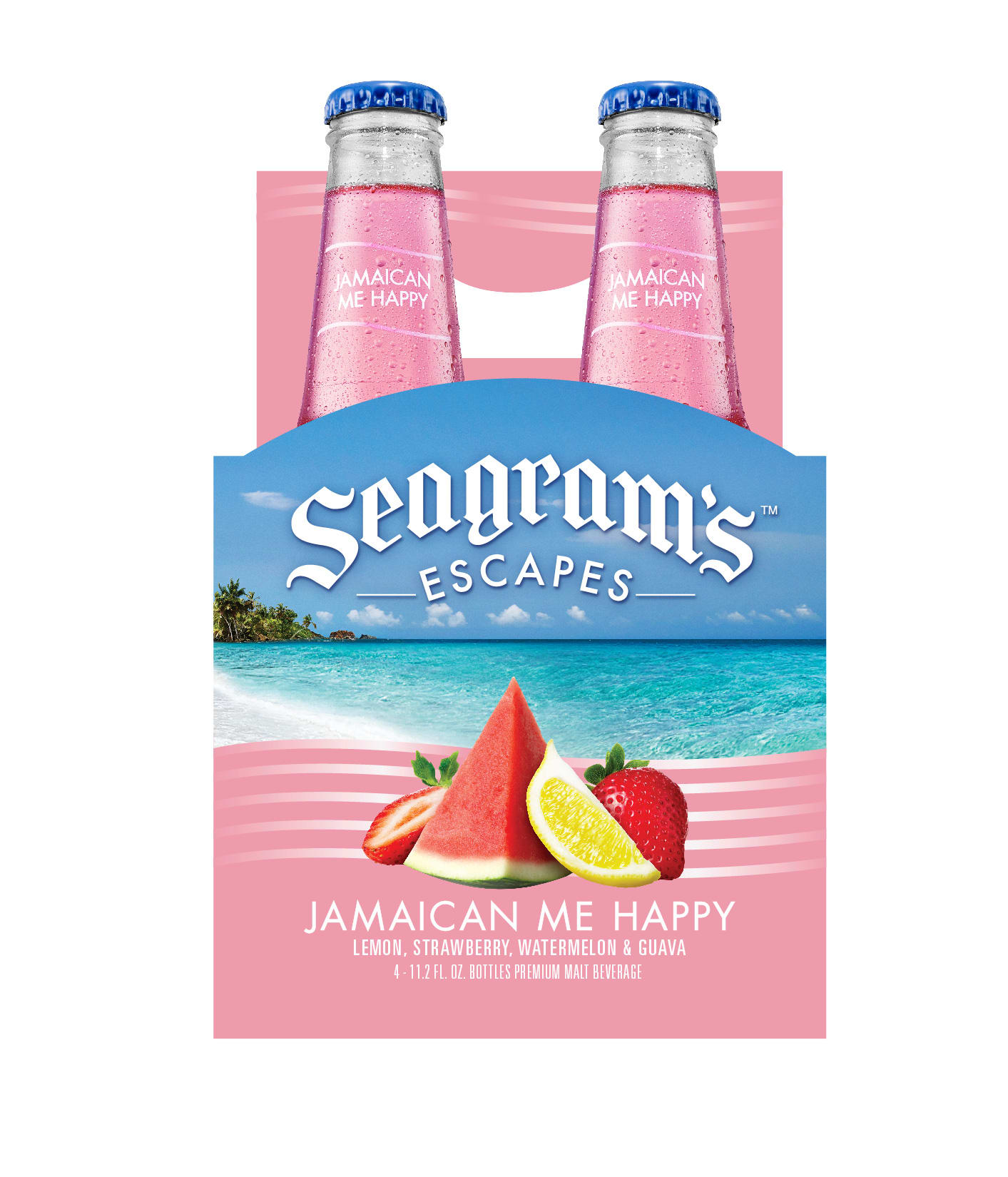 SEAGRAM'S ESCAPES  JAMAICAN ME HAPPY - 4pk BTL