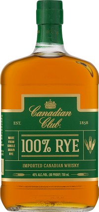 CANADIAN CLUB  RYE CANADIAN WHISKEY -750ML