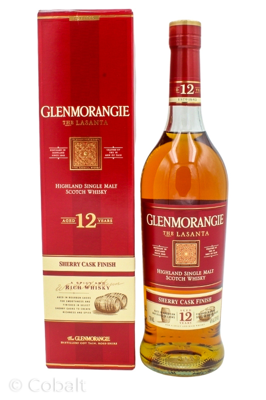 GLENMORANGIE 12YR LASANTA SHERRY CASK  -750ML