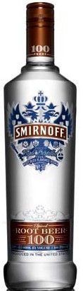 SMIRNOFF  ROOT BEER 100 PROOF  -50ml