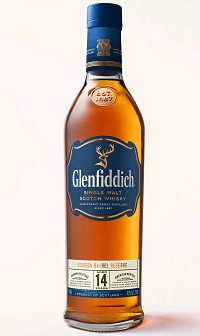 GLENFIDDICH 14YR  SINGLE MALT SCOTCH-750ML