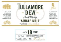 Tullamore Dew Irish Whiskey Single Malt 18 Ye
