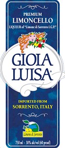 Gioia Luisa  Limoncello Liqueur-750ml