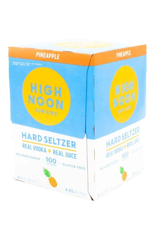 HIGH NOON HARD SELTZER PINEAPPLE 355ML CAN - 4PK