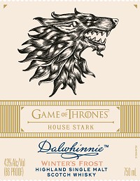 DALWHINNE GAME OF THRONES HOUSE STARK SINGLE MALT SCOTCH WHISKEY 750ml