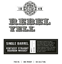 Rebel Yell Bourbon Single Barrel 10 Year 100@