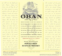 Oban Scotch Single Malt 14 Year
