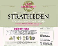 Lost Distillery Scotch Stratheden Archivist C