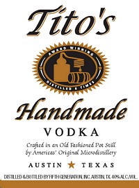 TITO'S  TEXAS VODKA-1L
