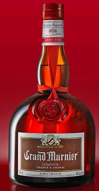 GRAND MARNIER ORANGE LIQUEUR ROUND BOTTLE 200ML