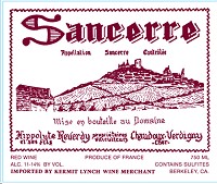 Domaine Hippolyte Reverdy Sancerre Rouge