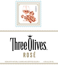 Three Olives  Rose Flavored Vodka  -750ml
