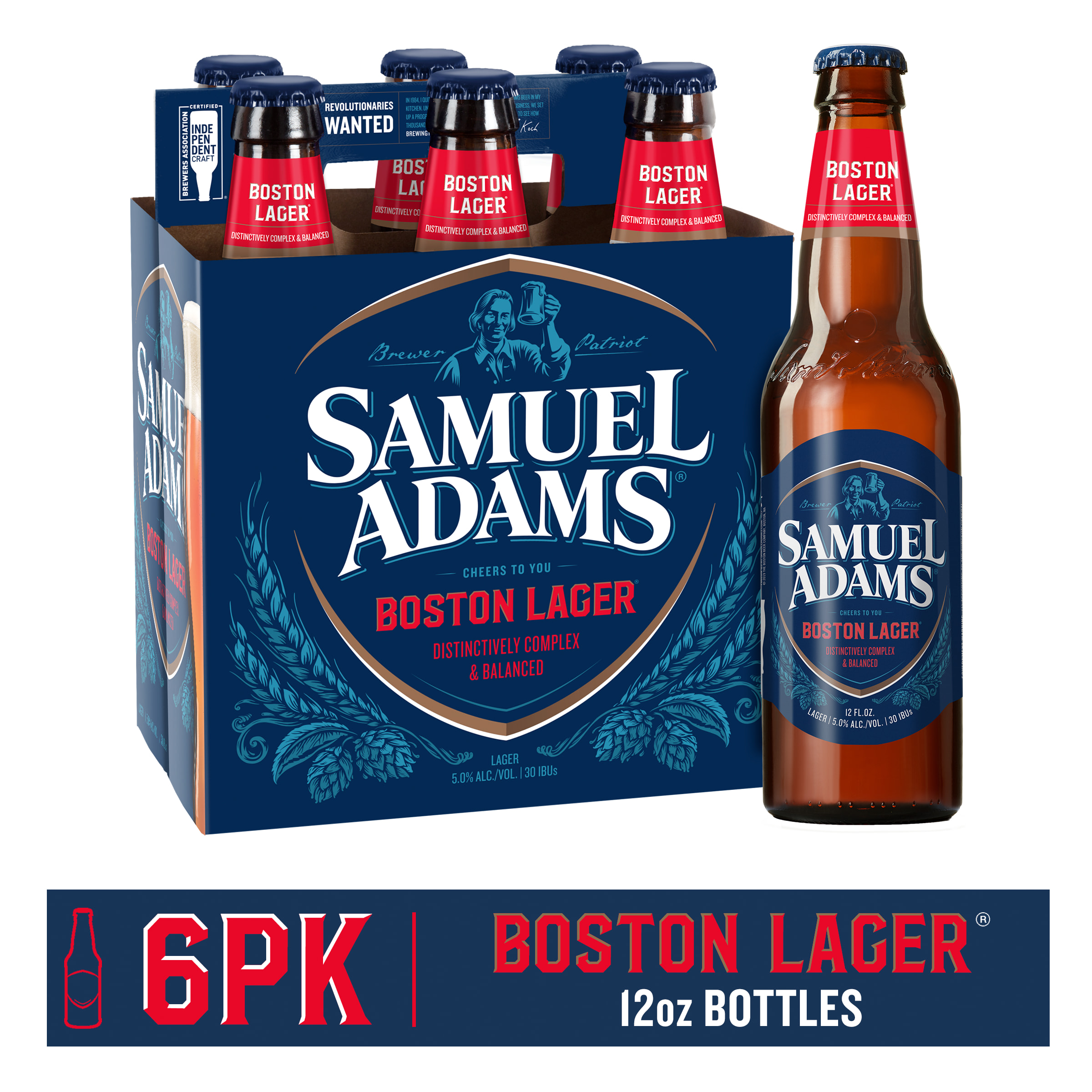 SAMUEL ADAMS BOSTON LAGER-6pk BTL